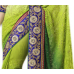 Charming Green Colored Embroidered Georgette Saree